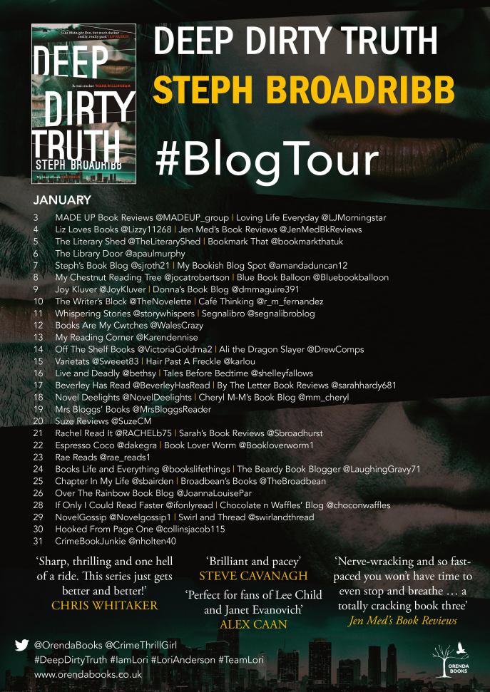 deep dirty truth blog tour poster