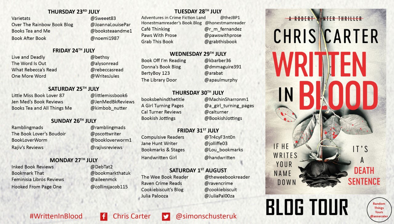 Written In Blood BT Poster